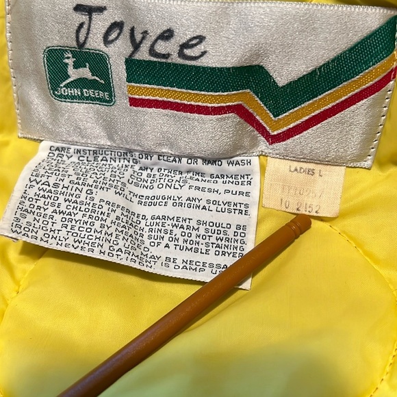Vintage John Deere Ladies Snowmobile Jacket Size Large - Picture 11 of 13